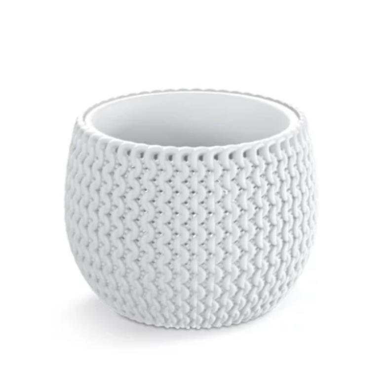 Doniczka DKSP180 Splofy Bowl - biały