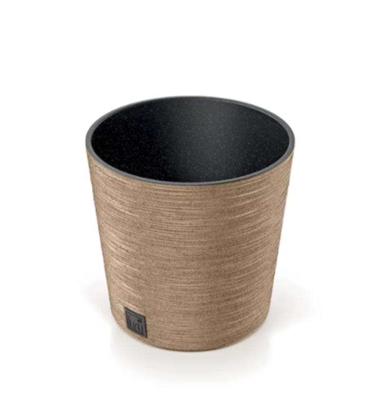 Doniczka DFR250W Furu Round Eco Wood - naturo ECO