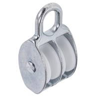 Bloczek podwójny 40 mm rolka plastik DIAMANTO