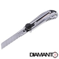 Nóż do tapet 18mm skręcany metalowy korpus DIAMANTO