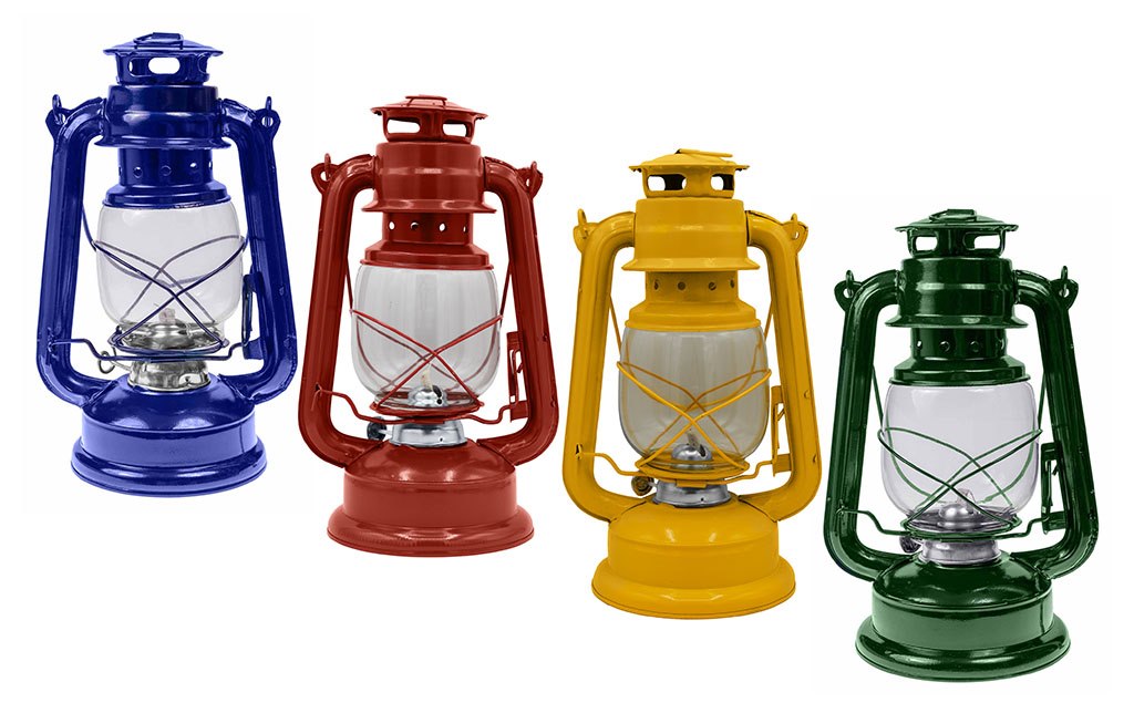 Lampa naftowa 23 cm - kolor mix DIAMANTO