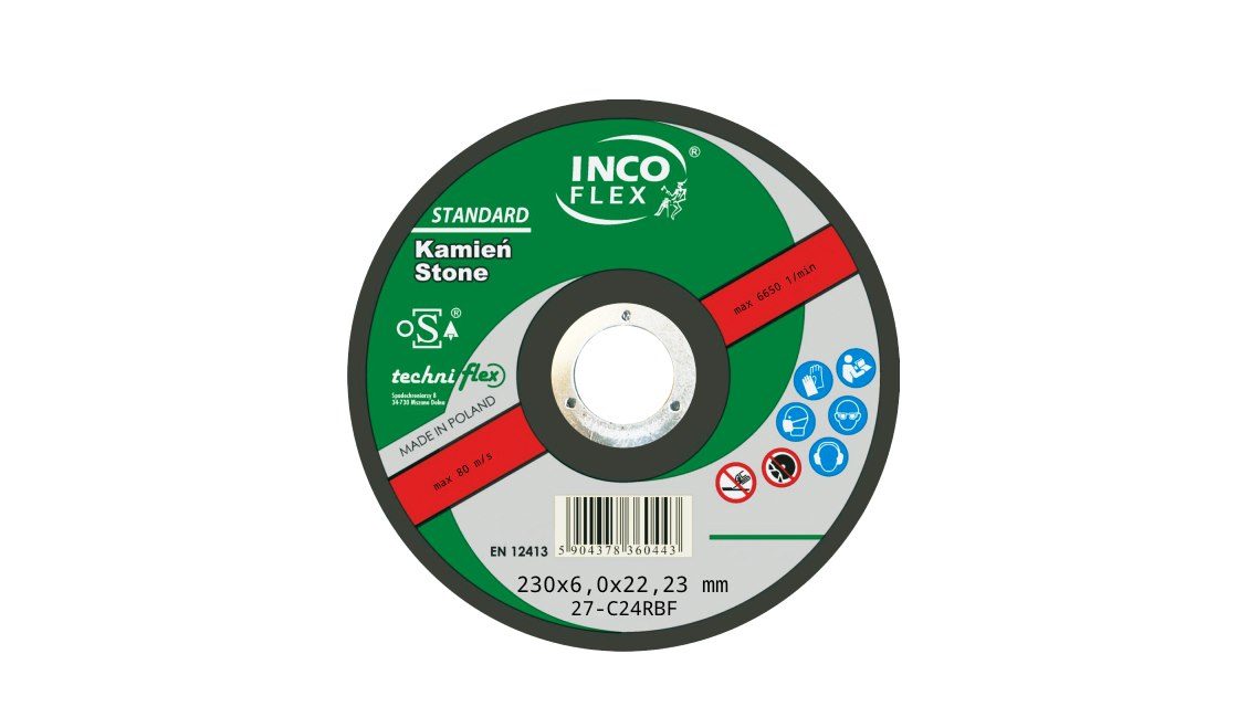 Tarcza INCO beton szlif 230x6,0mm