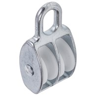 Bloczek podwójny z plastikową rolką 30 mm DIAMANTO