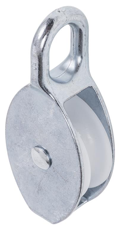 Bloczek pojedynczy z plastikową rolką 50 mm DIAMANTO