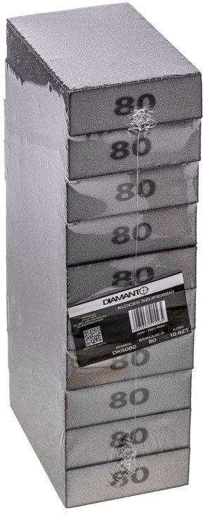 Klocek szlifierski 100 x 68 x 27 mm GR. 80 DIAMANTO