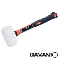 Młotek gumowy FG - biała guma 400g DIAMANTO (45x51x82mm)