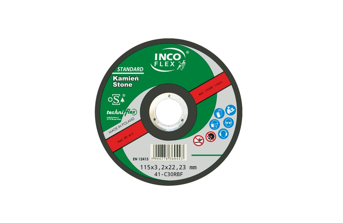 Tarcza INCO beton odgięta 115 x 3,2mm