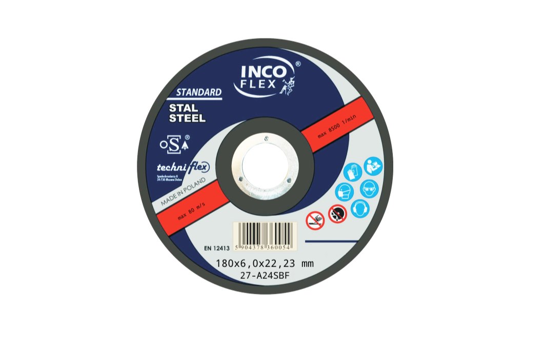 Tarcza INCO metal szlif 180x6,0mm