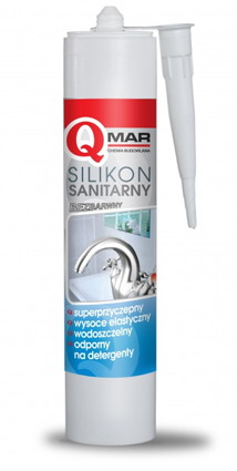 Silikon SANITARNY bezbarwny 300ml