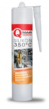 Silikon WYSOKOTEMPERATUROWY czarny 300ml