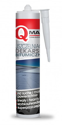 Uszczelniacz bitumiczny dekarski czarny 300ml