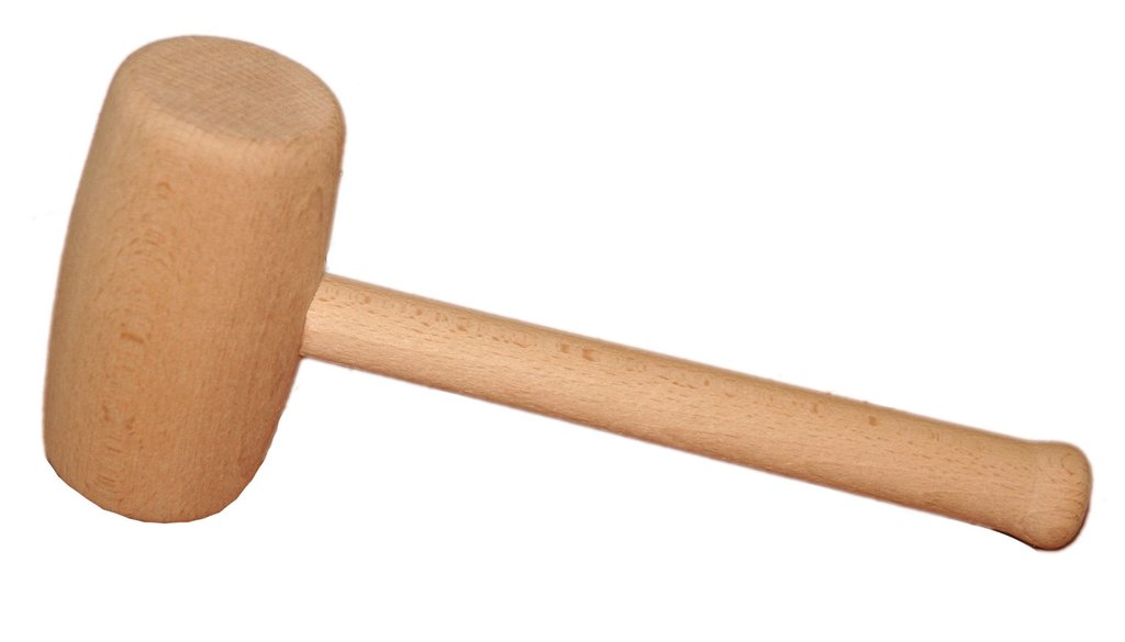 Młotek drewniany blacharski okrągły