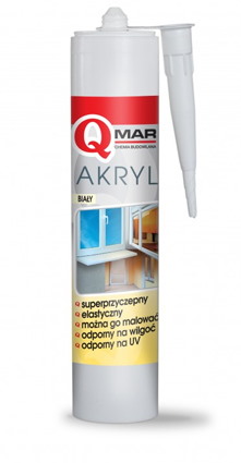 Uszczelniacz akrylowy biały 300ml