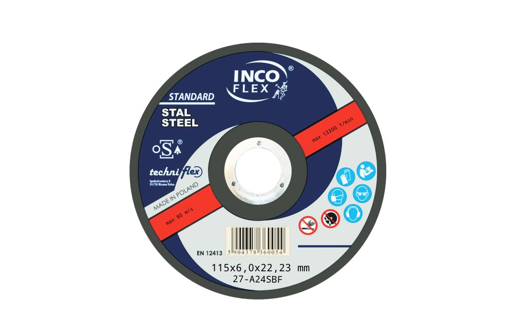 Tarcza INCO metal szlif 115x6,0mm