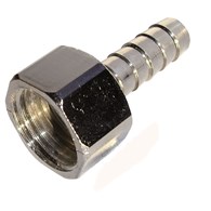 Nypel do węża 9mm GW1/2 CHROM