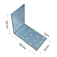 Kątownik budowlany 100x100x55mm