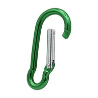 Karabińczyk aluminiowy KOLOROWY 50mm DIAMANTO