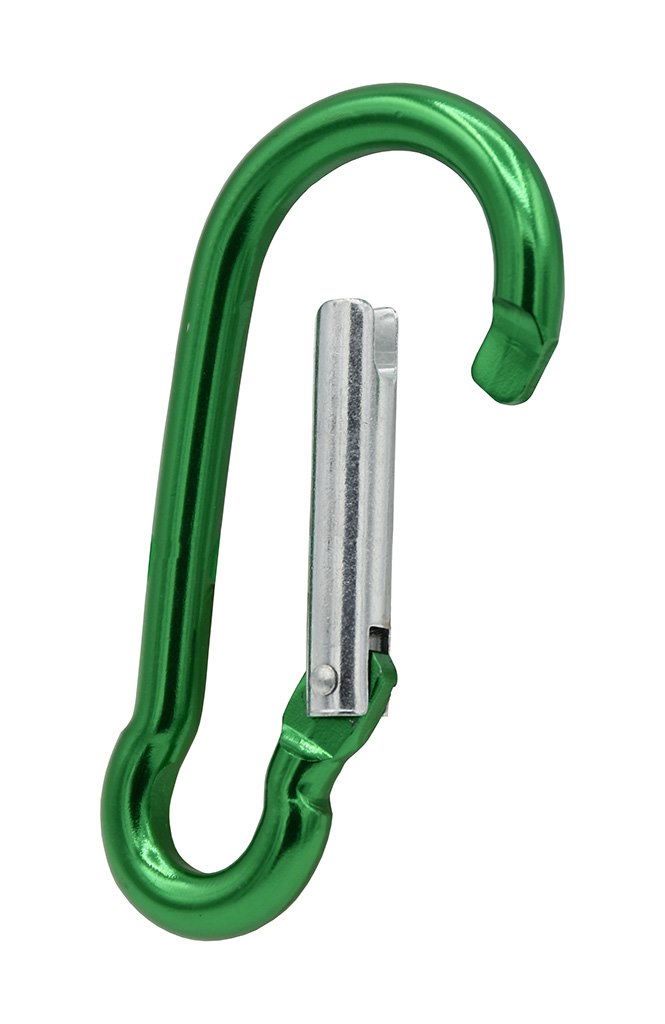 Karabińczyk aluminiowy KOLOROWY 50mm DIAMANTO