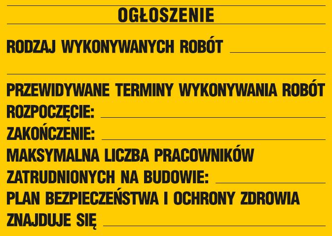 Tablica ogłoszeniowa 50x70cm BIOZ