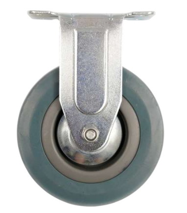 Kółko uniwersalne stałe 75 mm guma szara DIAMANTO
