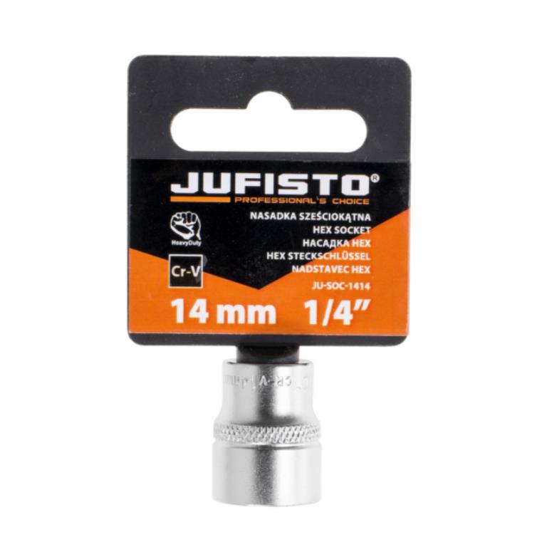 JUFISTO Nasadka sześciokątna 1/4  14 mm
