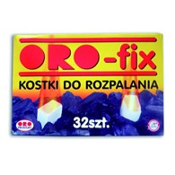 Rozpałka do grilla ORO 32 kostki biała