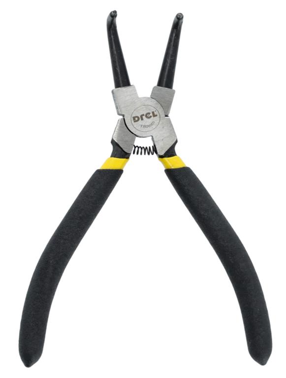 Szczypce segera wewnętrzne wygięte 180 mm DREL