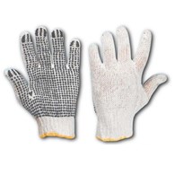 Rękawice bawełniane nakrapiane RND400 Yellow