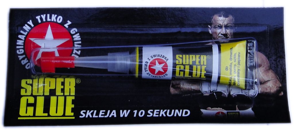 Klej Super Glue 2g na planszy