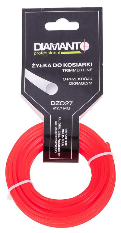 Żyłka do kosiarki okrągła 2,7mm 15m DIAMANTO