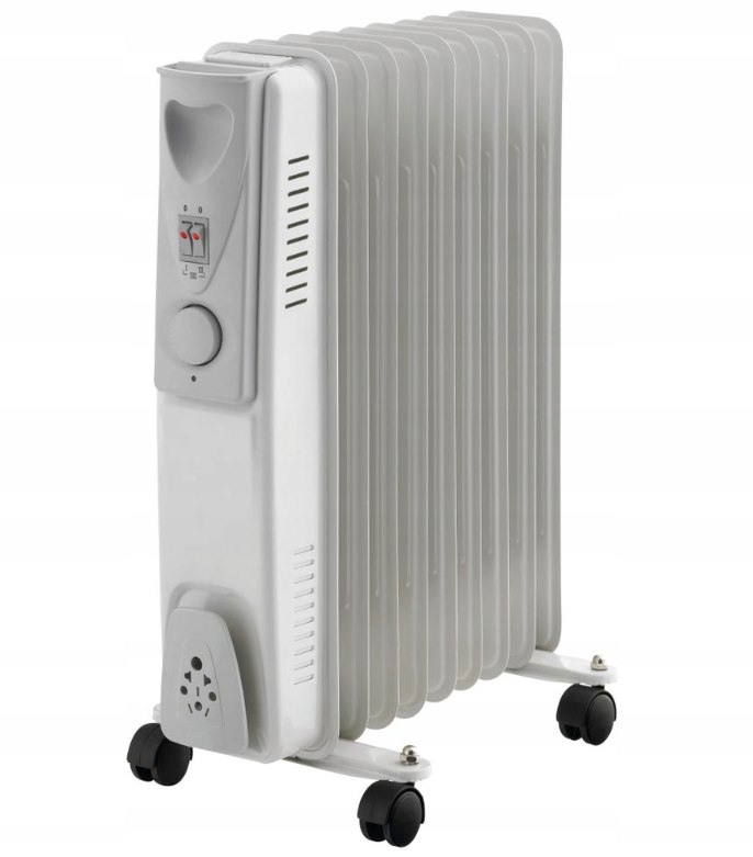 Grzejnik olejowy 9-żeberek 2000W VOLTENO